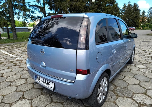 Opel Meriva cena 13550 przebieg: 140337, rok produkcji 2008 z Elbląg małe 326
